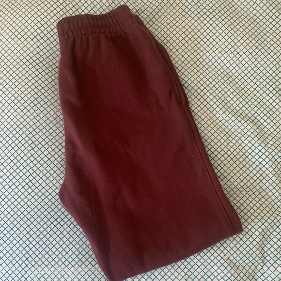 Anine Bing Karter Joggers Burgundy Size Medium NEW Women's Burgundy Sweatpants - Picture 16 of 16